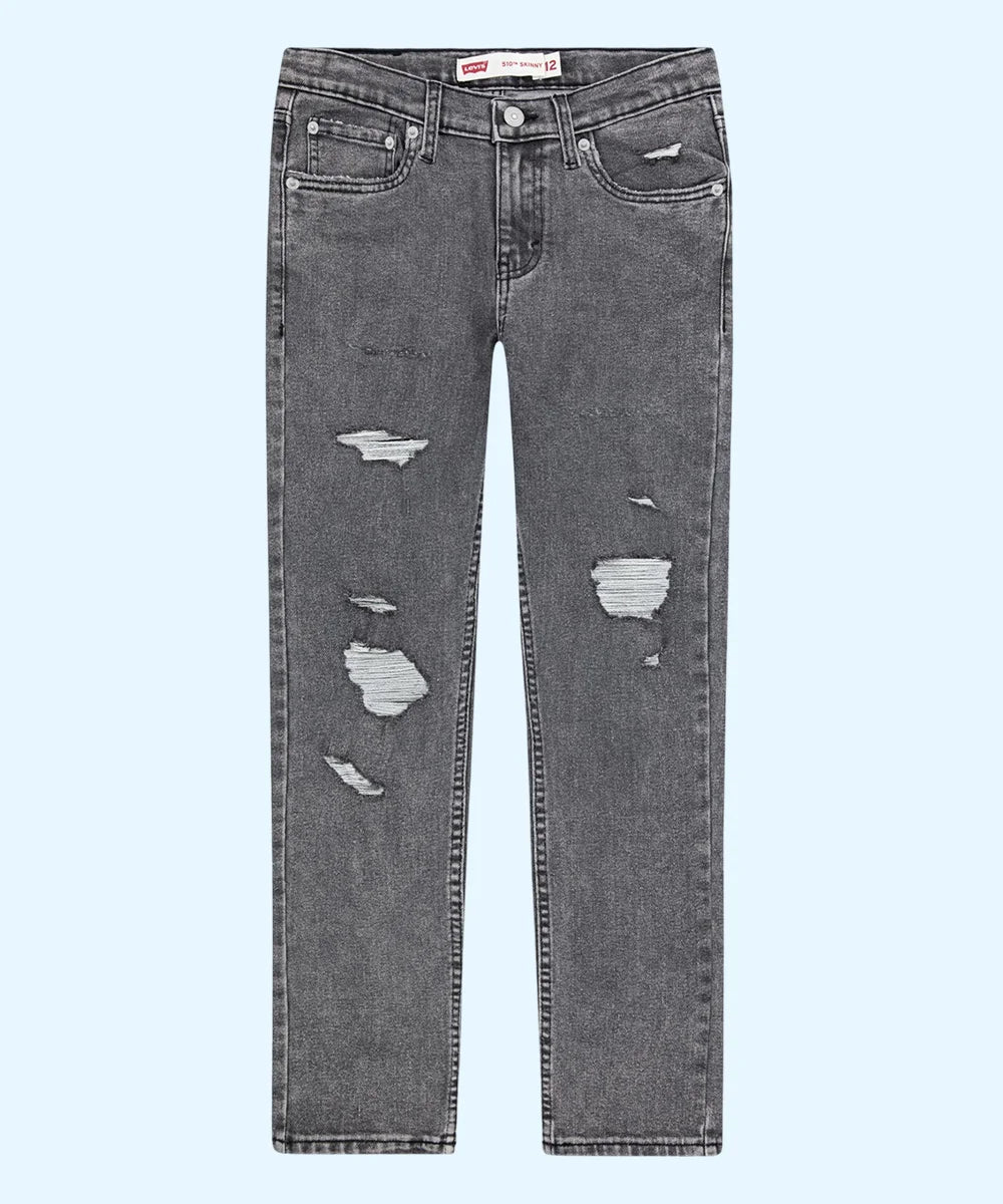 Levi's Boys 510 Skinny Fit Destructed Jeans