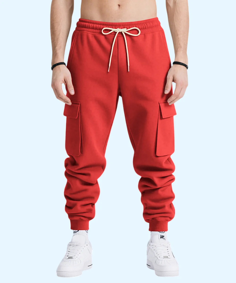 Loose Leisure Sports Men's Multi-pocket Workwear Trousers